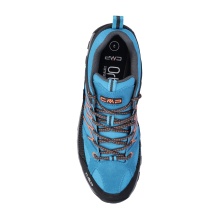 CMP Hiking Shoes Rigel Low WP (Trekking, waterproof) light blue/red Men